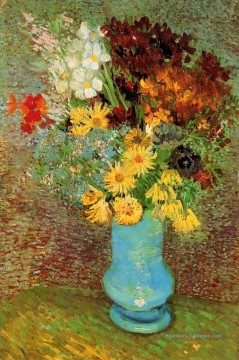 Vase aux marguerites et aux anémones Vincent van Gogh Fleurs impressionnistes Peinture à l'huile